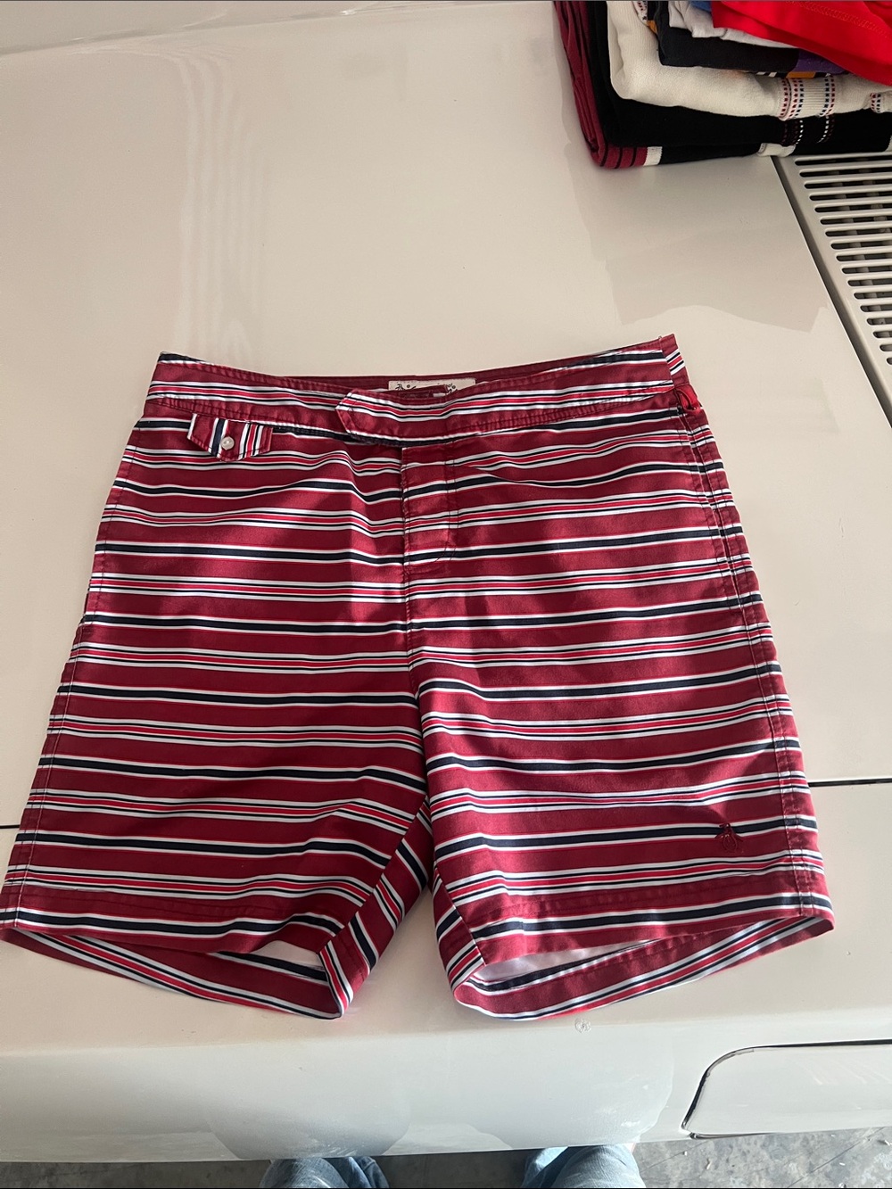 Reproduction 1960’s Men’s Swim Trunks, Men’s 28 (Small Waist)